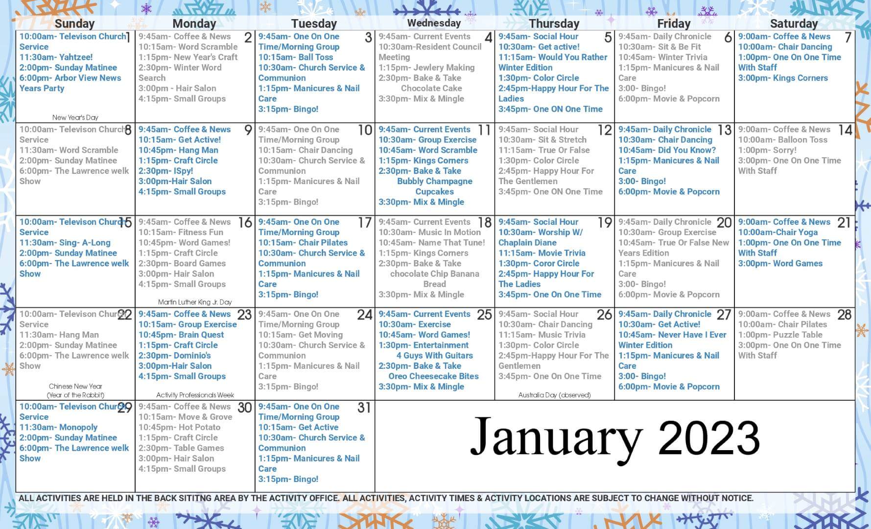 Arbor View January Activities Calendar 2023_page-0001 (1) (1)